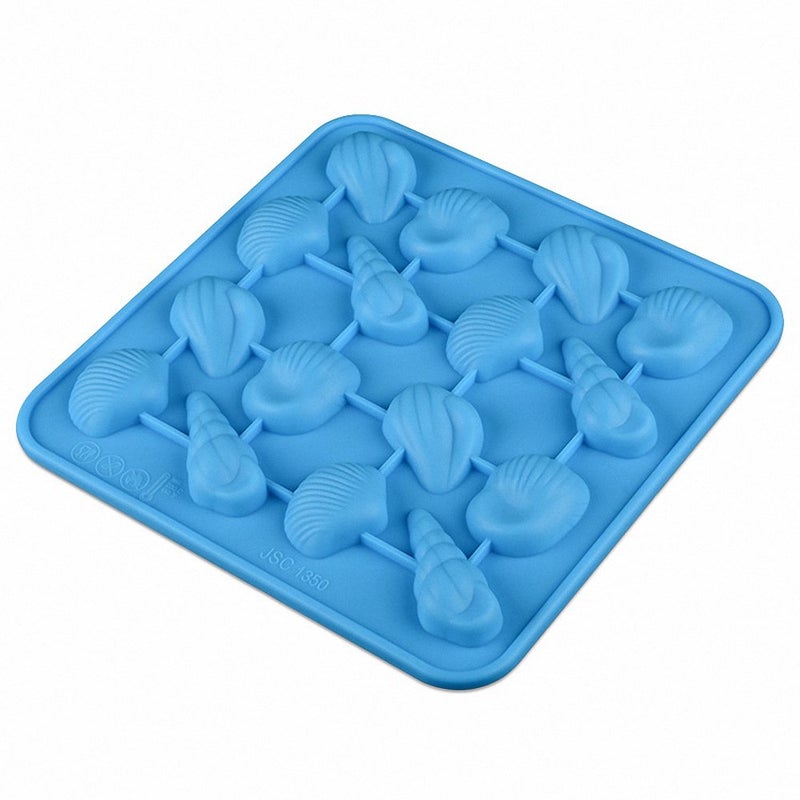 HiParty 2Pcs Small Conch Shell Chocolate Candy Silicone Molds, Seashell Fondant Mini Soap Crayon Resin Mould Ice Cube Jello Tray, Under the Sea Party Favors Supplies for Kids Birthday - Image 5